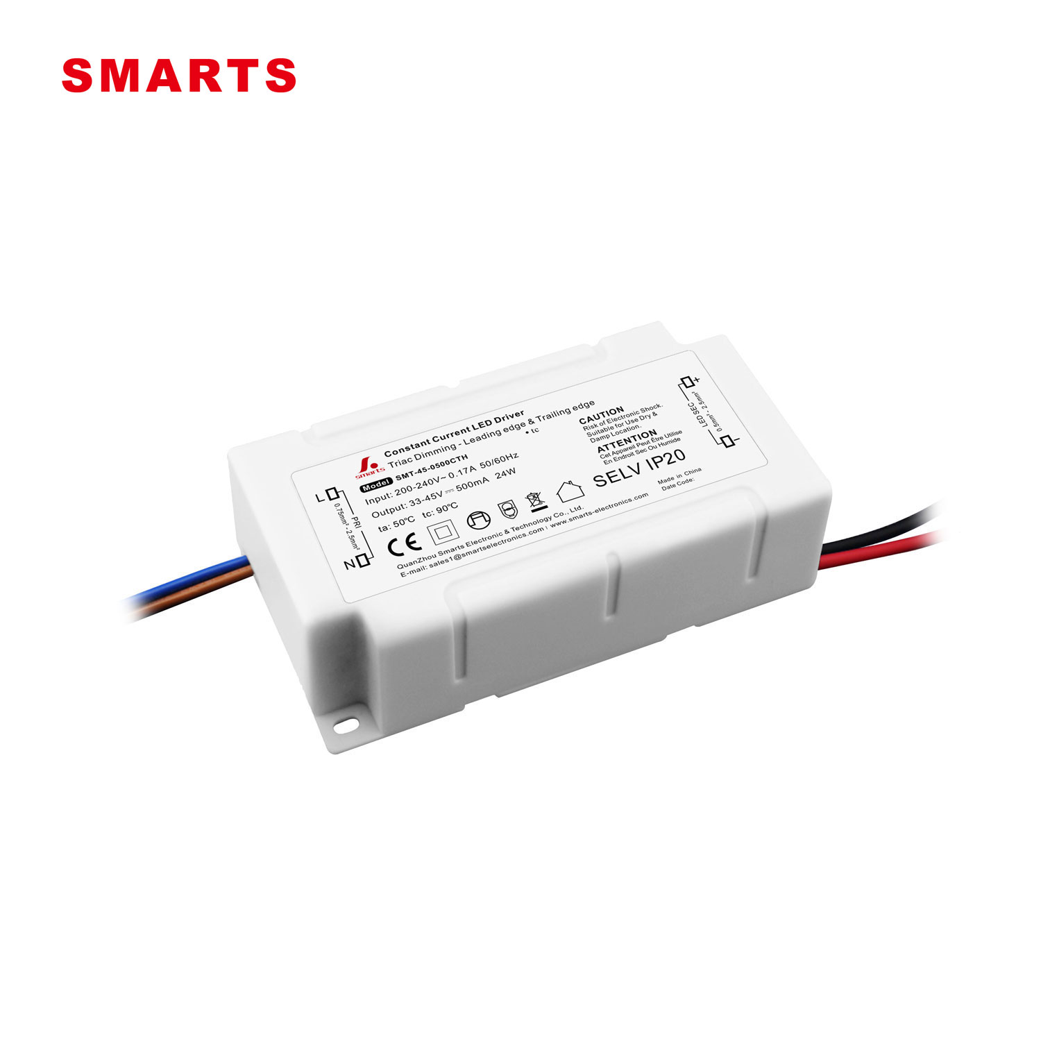 500mA 24w dimmable driver