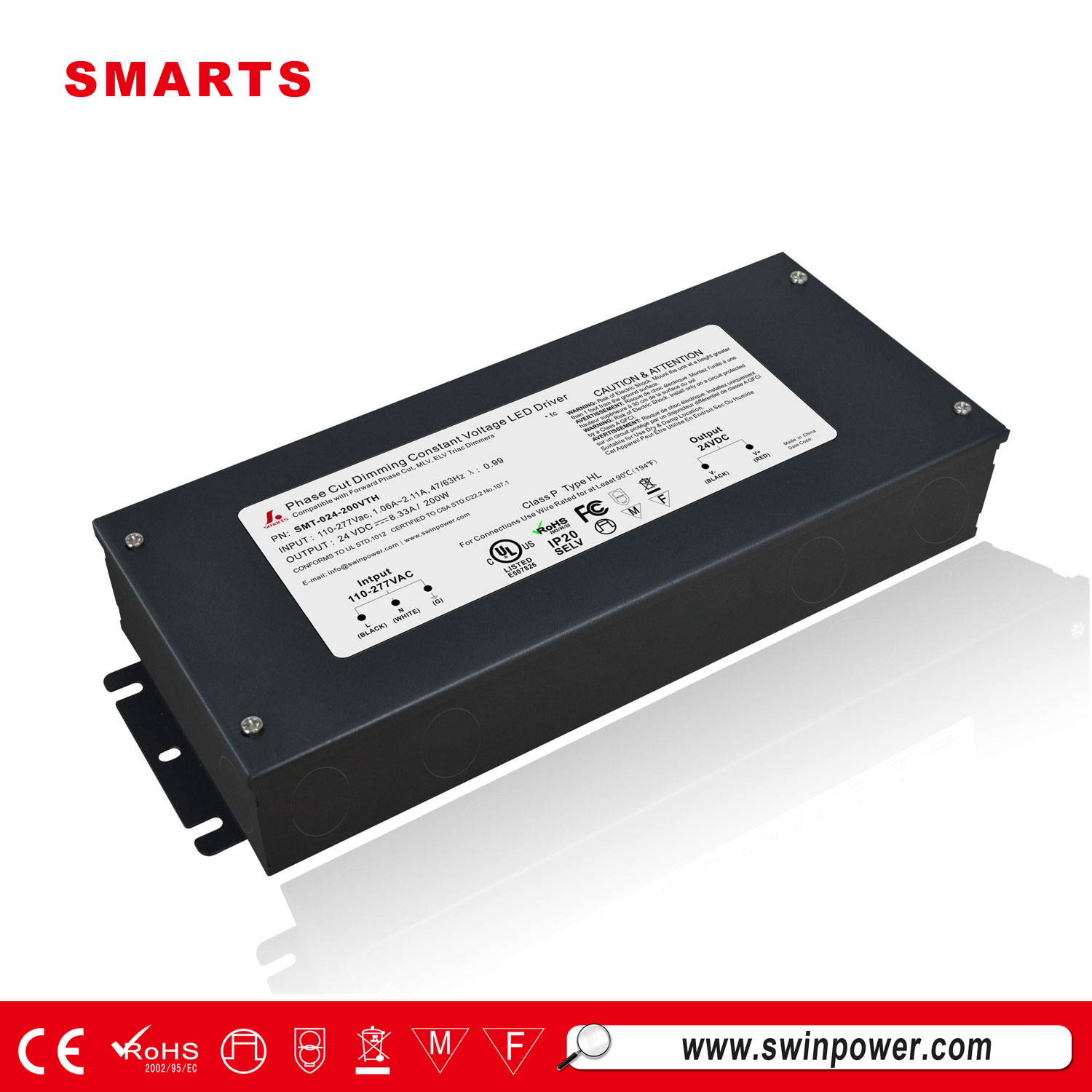 UL triac dimmable led driver