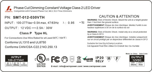 120 volt led power supply