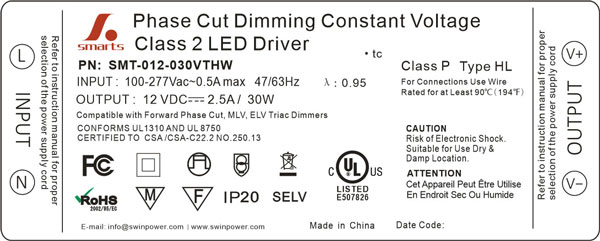 Triac Dimmable LED Drivers