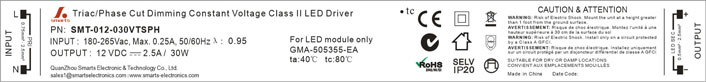 IP67 triac dimmable led driver