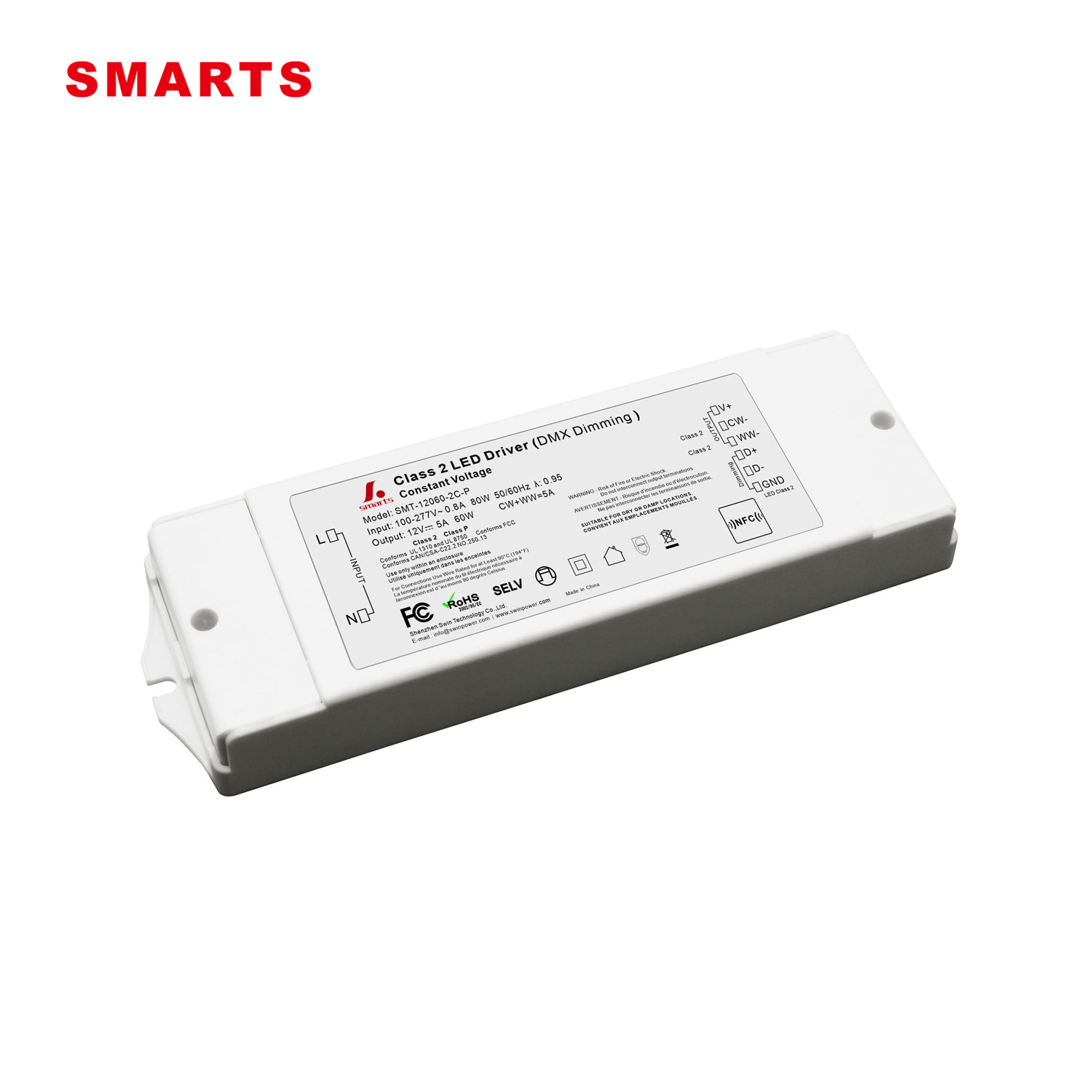 60w DMX512 Dimmable LED Driver