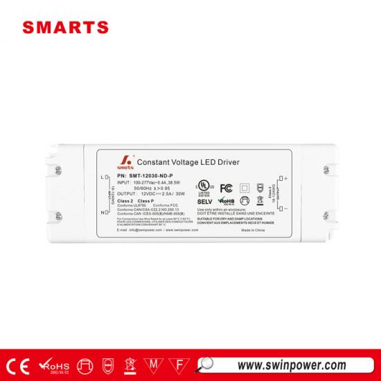 controlador LED no regulable 30w