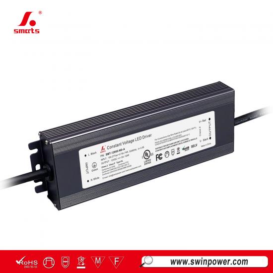 fuente de alimentación de controlador LED impermeable no regulable 12v 24v 60w para iluminación LED - Swin Power