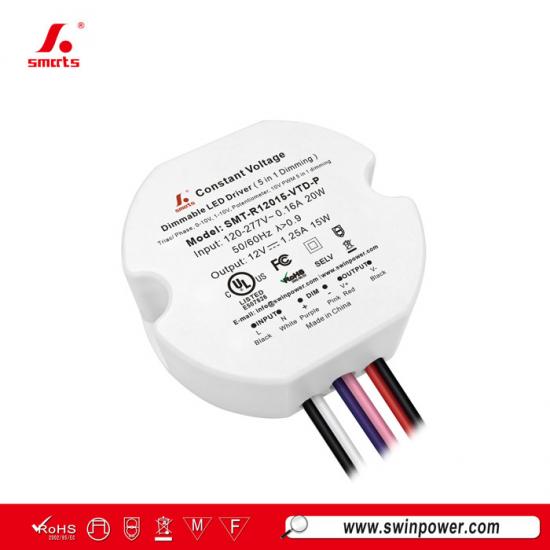 controlador LED regulable TRIAC de 24 V 15 W