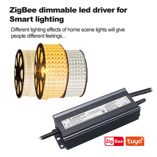 Controlador led regulable ZigBee para iluminación inteligente
