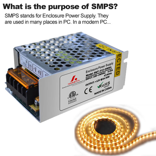 ¿Cuál es el propósito de SMPS?