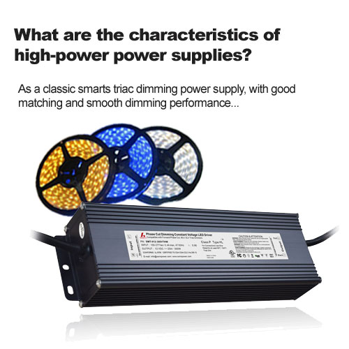 ¿Cuáles son las características de las fuentes de alimentación de alta potencia?