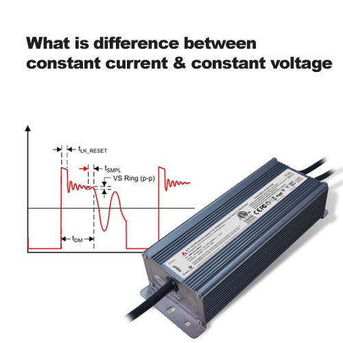 ¿Cuál es la diferencia entre la corriente constante y voltaje constante?