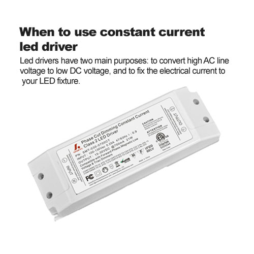 ¿Cuándo utilizar el controlador led de corriente constante?