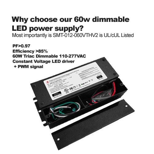 ¿Por qué elegir nuestro 60w de dimmable LED de la fuente de alimentación?