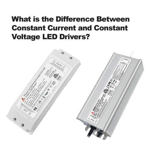 ¿Cuál es la Diferencia Entre la Corriente Constante y Voltaje Constante de los Conductores del LED?