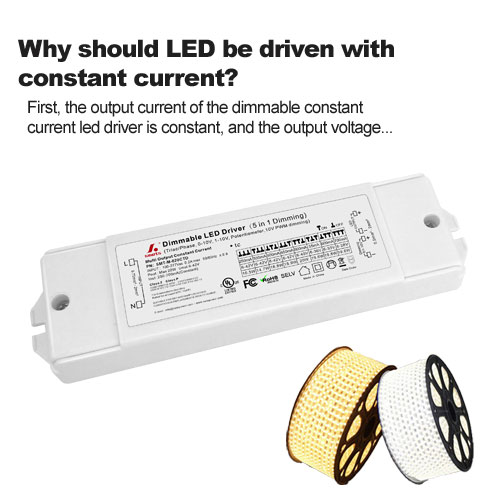 ¿Por qué el LED debería funcionar con corriente constante?
        