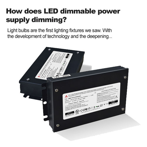 ¿Cómo se atenua la fuente de alimentación regulable LED?
        