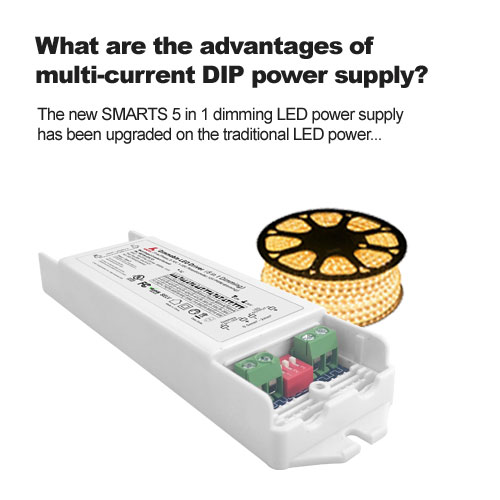 ¿Cuáles son las ventajas de la fuente de alimentación DIP de corriente múltiple?