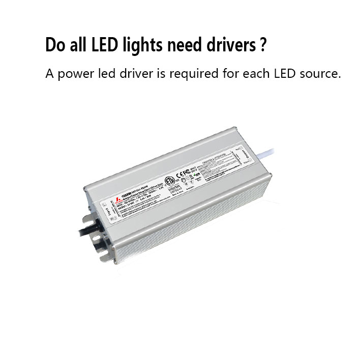 ¿todas las luces led necesitan controladores?