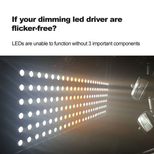  Si ¿Su controlador LED de atenuación está libre de parpadeo? 