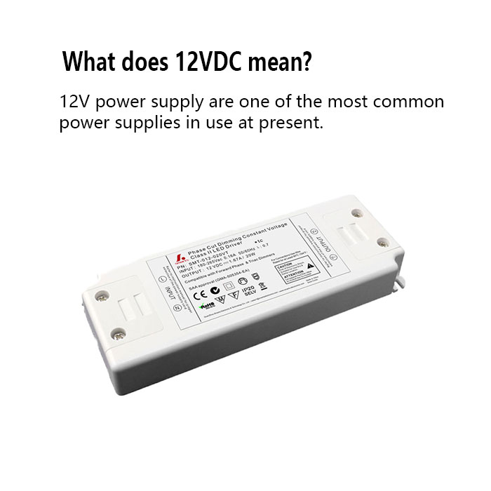 ¿Qué significa 12VDC?

