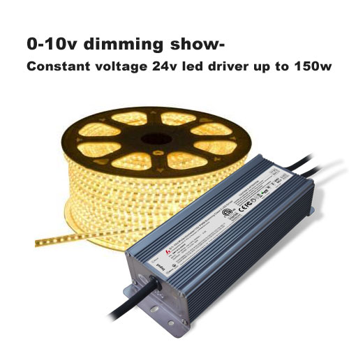 Espectáculo de atenuación de 0-10 v: controlador led de voltaje constante de 24 v hasta 150 w