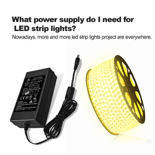 ¿Qué fuente de alimentación necesito para las tiras de luces LED?