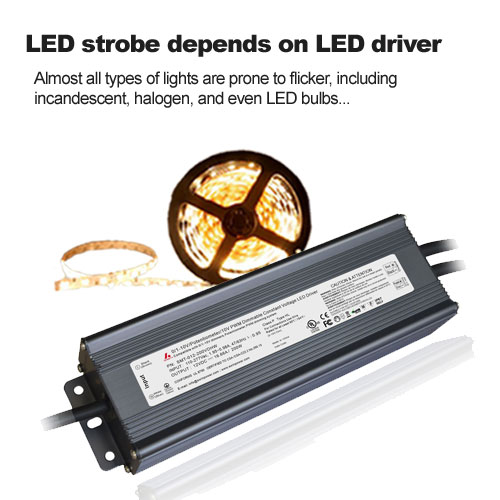 La luz estroboscópica LED depende del controlador LED