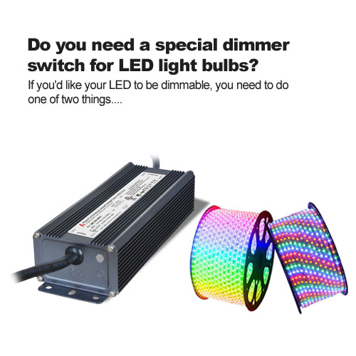 ¿necesita un interruptor de atenuación especial para bombillas led?