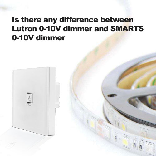 ¿Hay alguna diferencia entre el atenuador lutron 0-10v y el atenuador inteligente 0-10v?