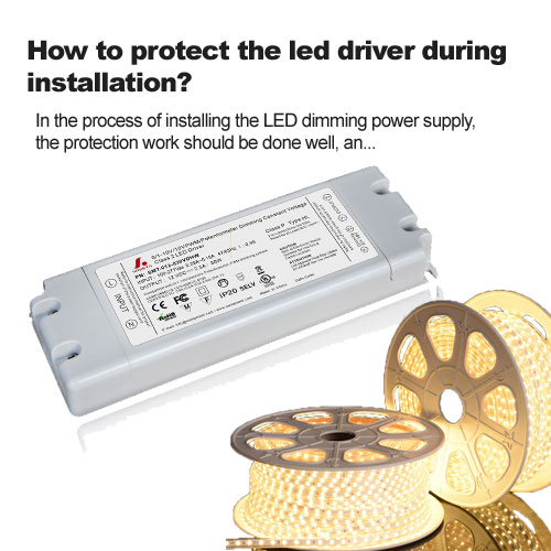 ¿Cómo proteger el controlador LED durante la instalación?
        