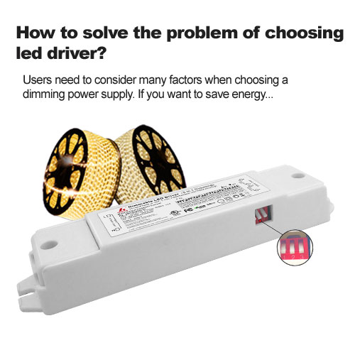 ¿Cómo resolver el problema de elegir un controlador led?