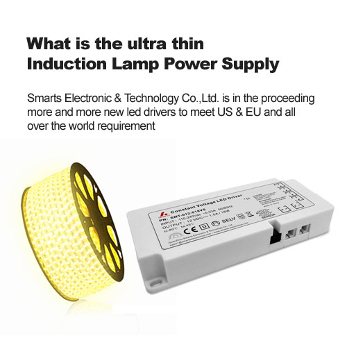 ¿Cuál es la fuente de alimentación de la lámpara de inducción ultra delgada?